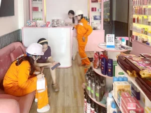 an toàn điện trong cửa hàng