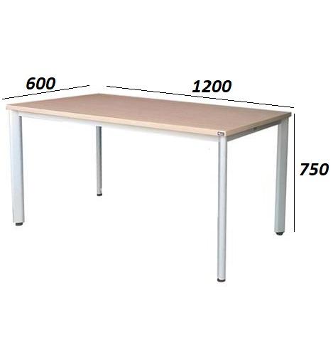 bàn làm việc chân sắt - Hình 2