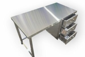 bàn làm việc inox