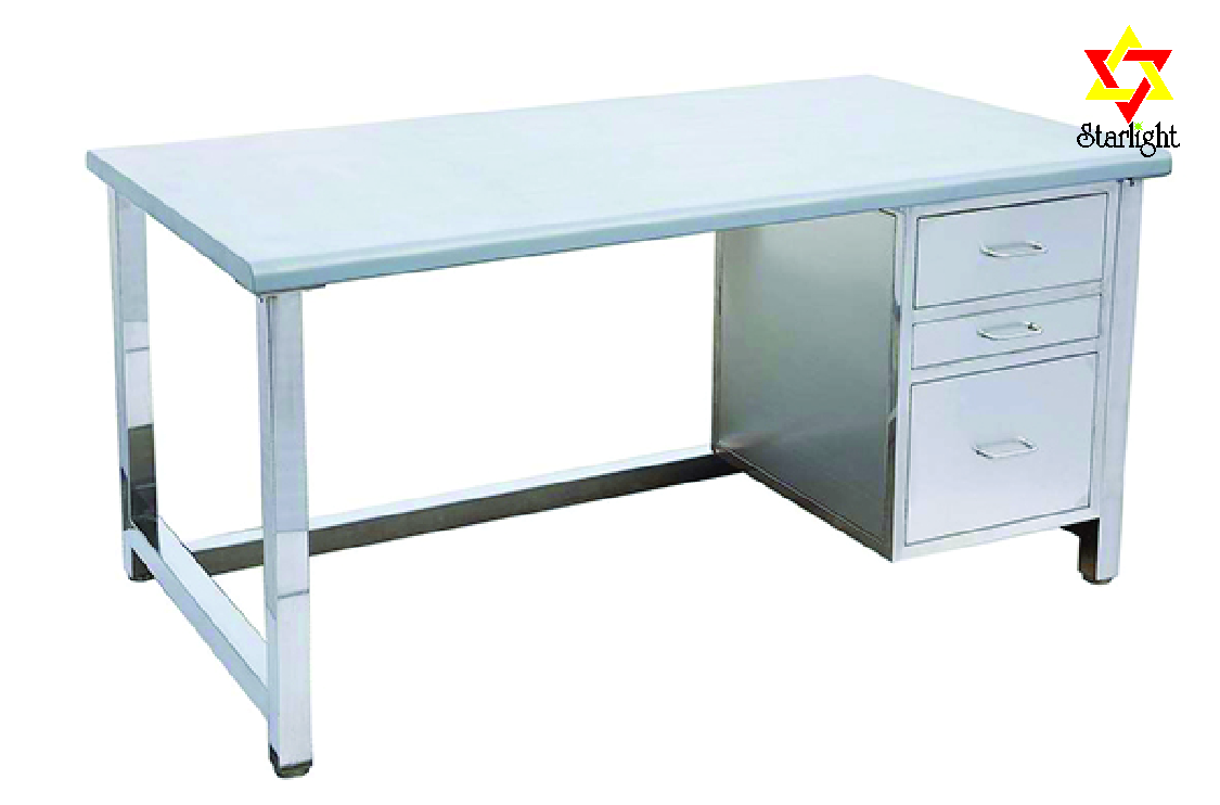 bàn làm việc inox - Hình 4
