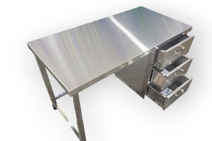 bàn làm việc inox - Hình 1