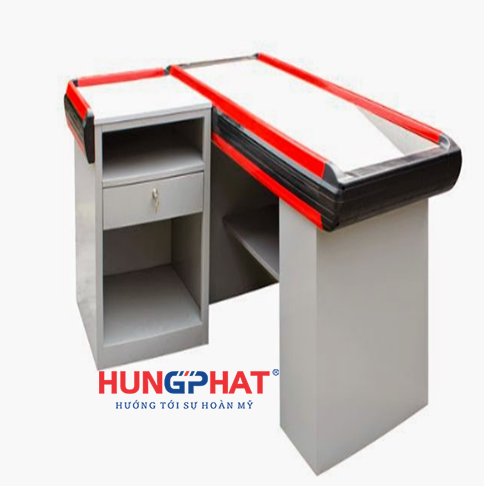 bàn thu ngân siêu thị mini - Hình 1