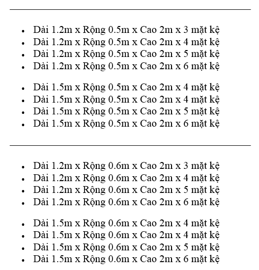báo giá kệ sắt v lỗ - Hình 1
