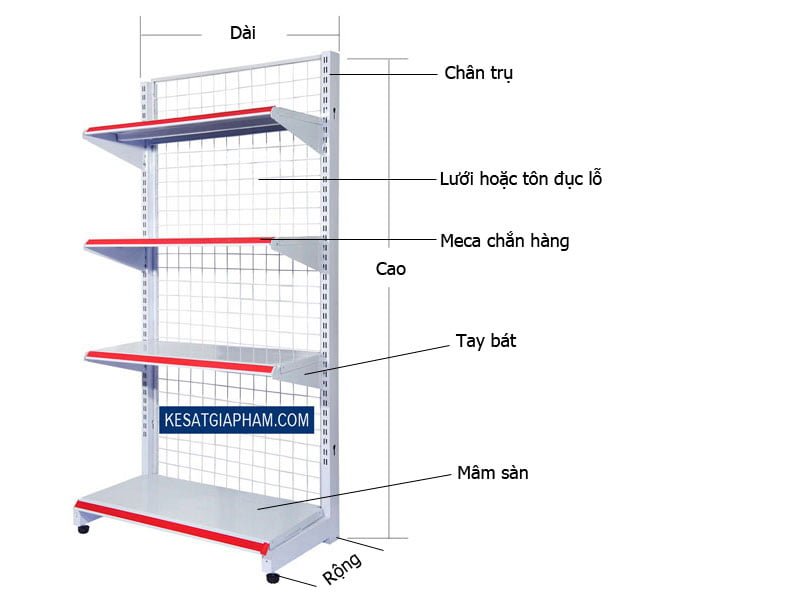 báo giá kệ siêu thị - Hình 4