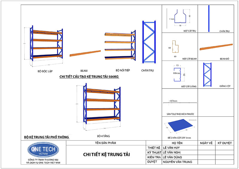báo giá kệ trung tải - Hình 1
