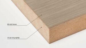 bề mặt veneer