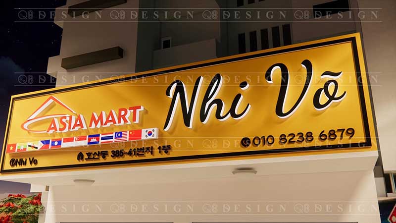 biển hiệu đèn led cửa hàng tạp hóa - Hình 5