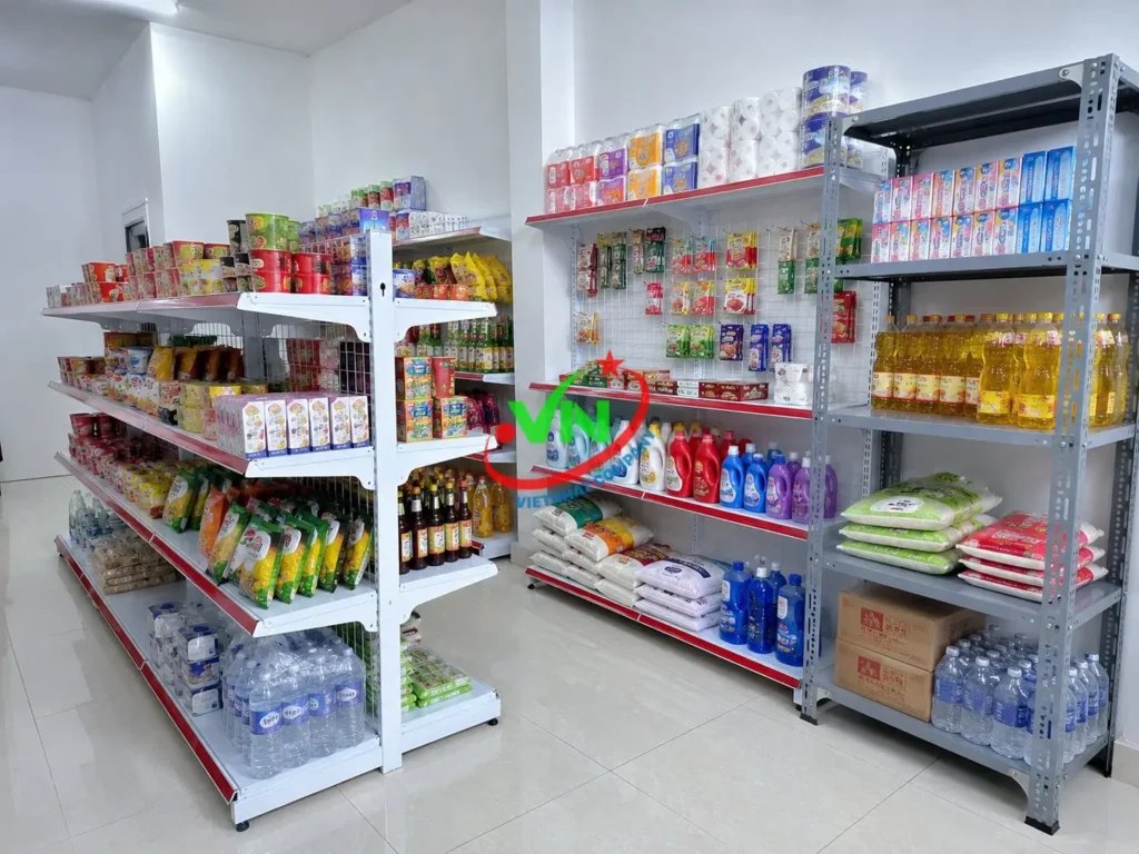 cách chọn kệ sắt cho cửa hàng tạp hóa - Hình 2