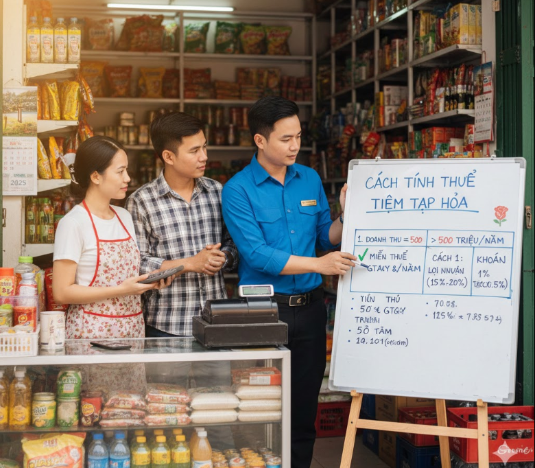cách kê khai thuế cho cửa hàng tạp hóa - Hình 1