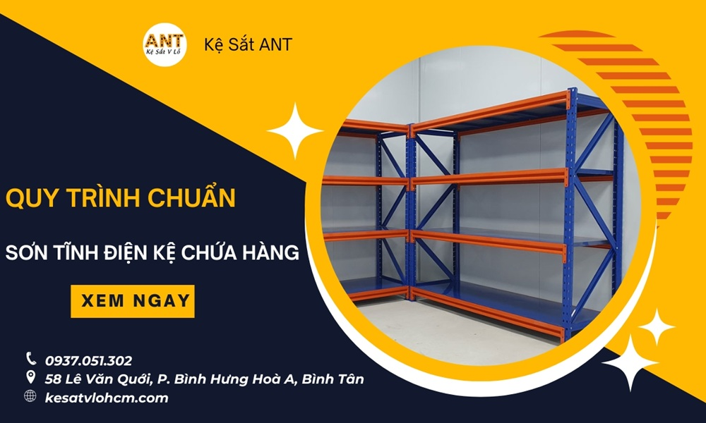 cách sơn lại kệ sắt - Hình 2