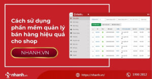 cách sử dụng phần mềm quản lý bán hàng