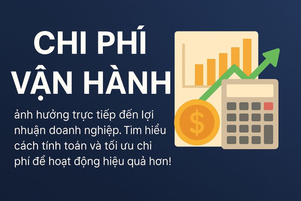 cách tính chi phí vận hành hàng tháng