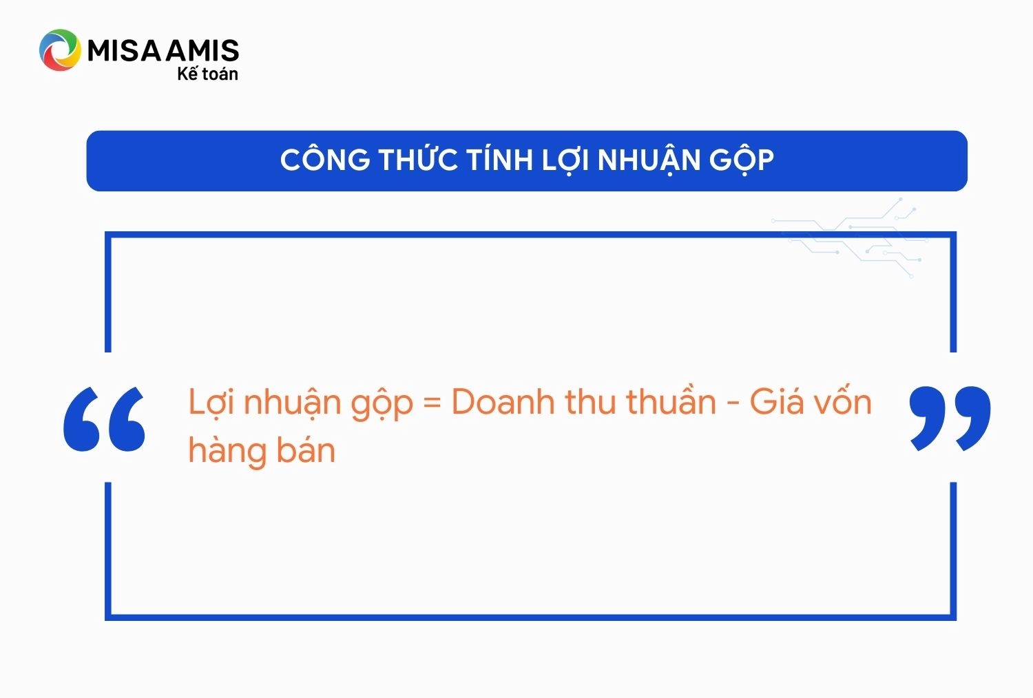 cách tính lợi nhuận gộp - Hình 1