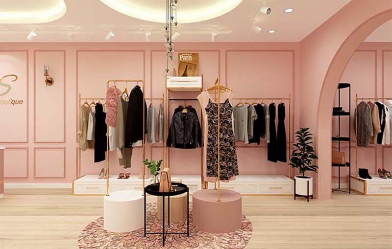 cách trang trí tường cửa hàng - Hình 4