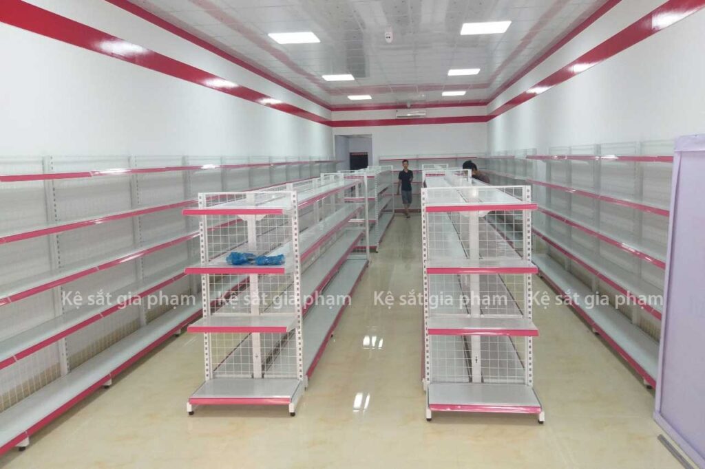 chi phí thiết kế kệ sắt siêu thị mini - Hình 4