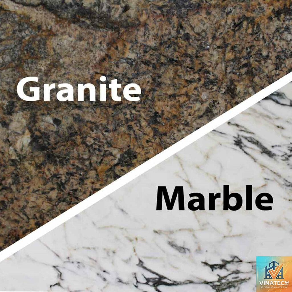 đá granite và marble
