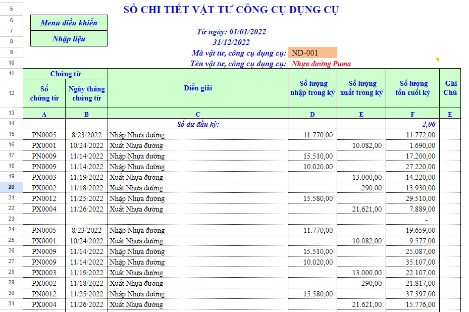 danh sách hàng cần nhập đầu tiên - Hình 1