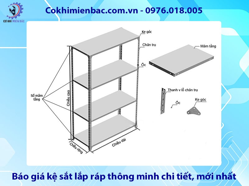 giá kệ sắt mới nhất - Hình 5
