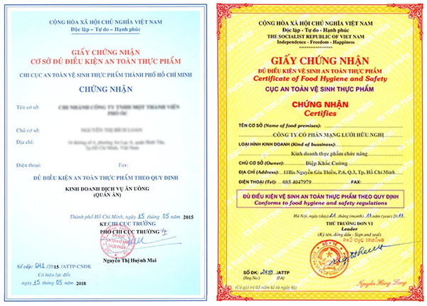giấy phép kinh doanh thực phẩm đóng gói - Hình 3