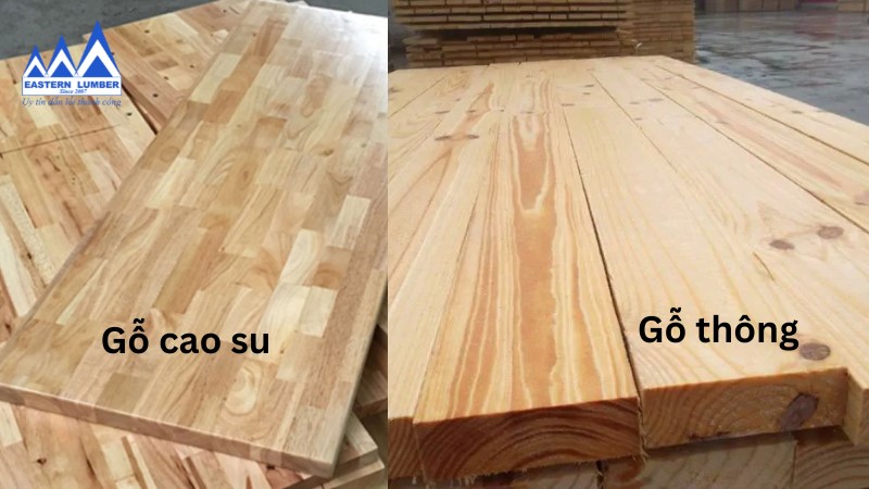 gỗ cao su và gỗ thông - Hình 3