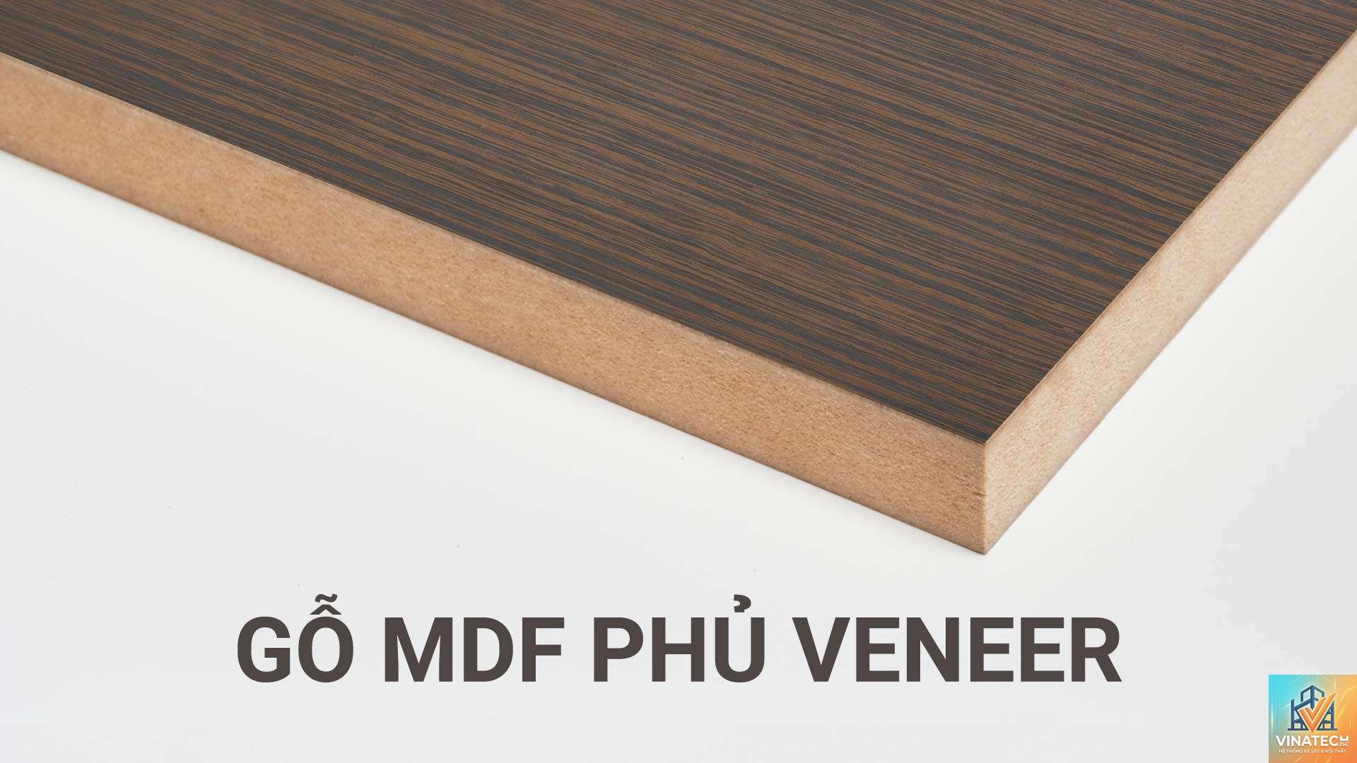 gỗ mdf phủ veneer - Hình 1