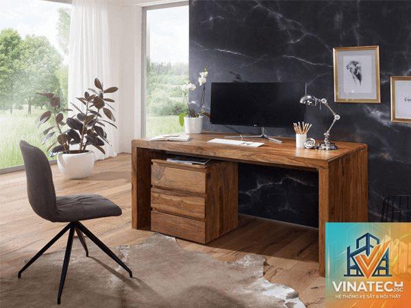 gỗ nào phù hợp làm bàn làm việc