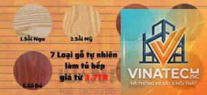 gỗ nào phù hợp làm tủ bếp