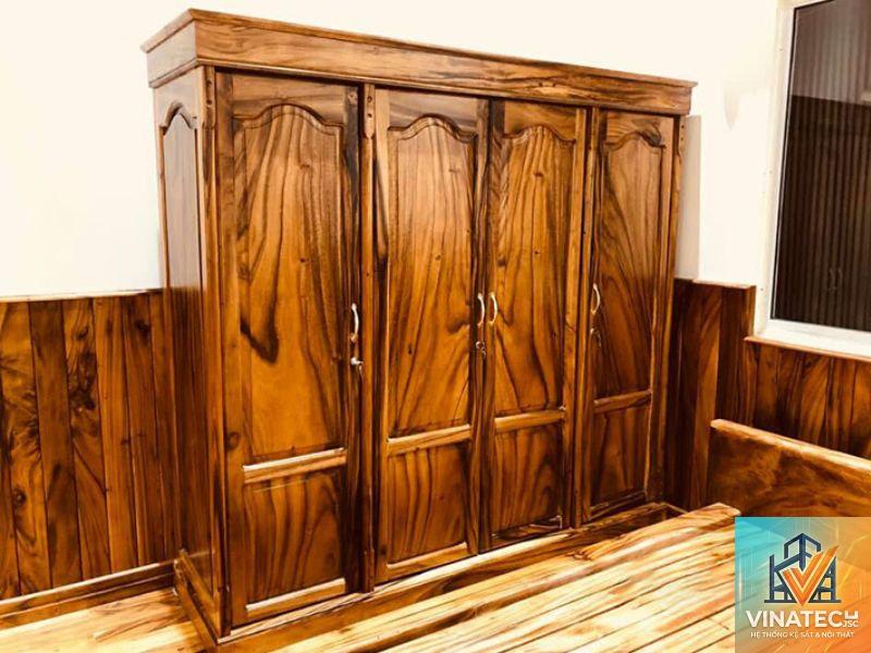 gỗ nào phù hợp làm tủ quần áo - Hình 2
