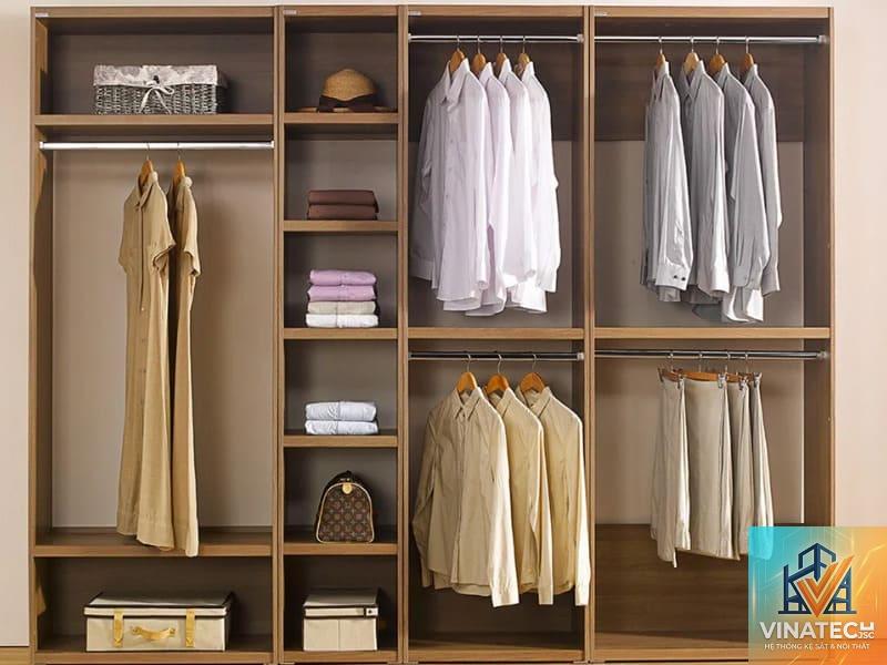 gỗ nào phù hợp làm tủ quần áo
