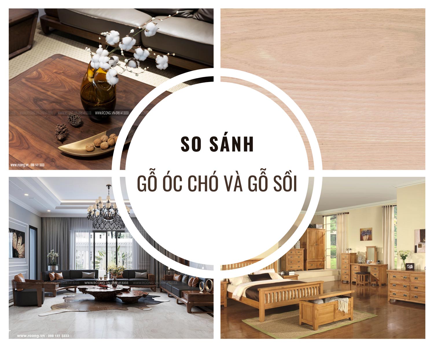 gỗ óc chó và gỗ sồi - Hình 3