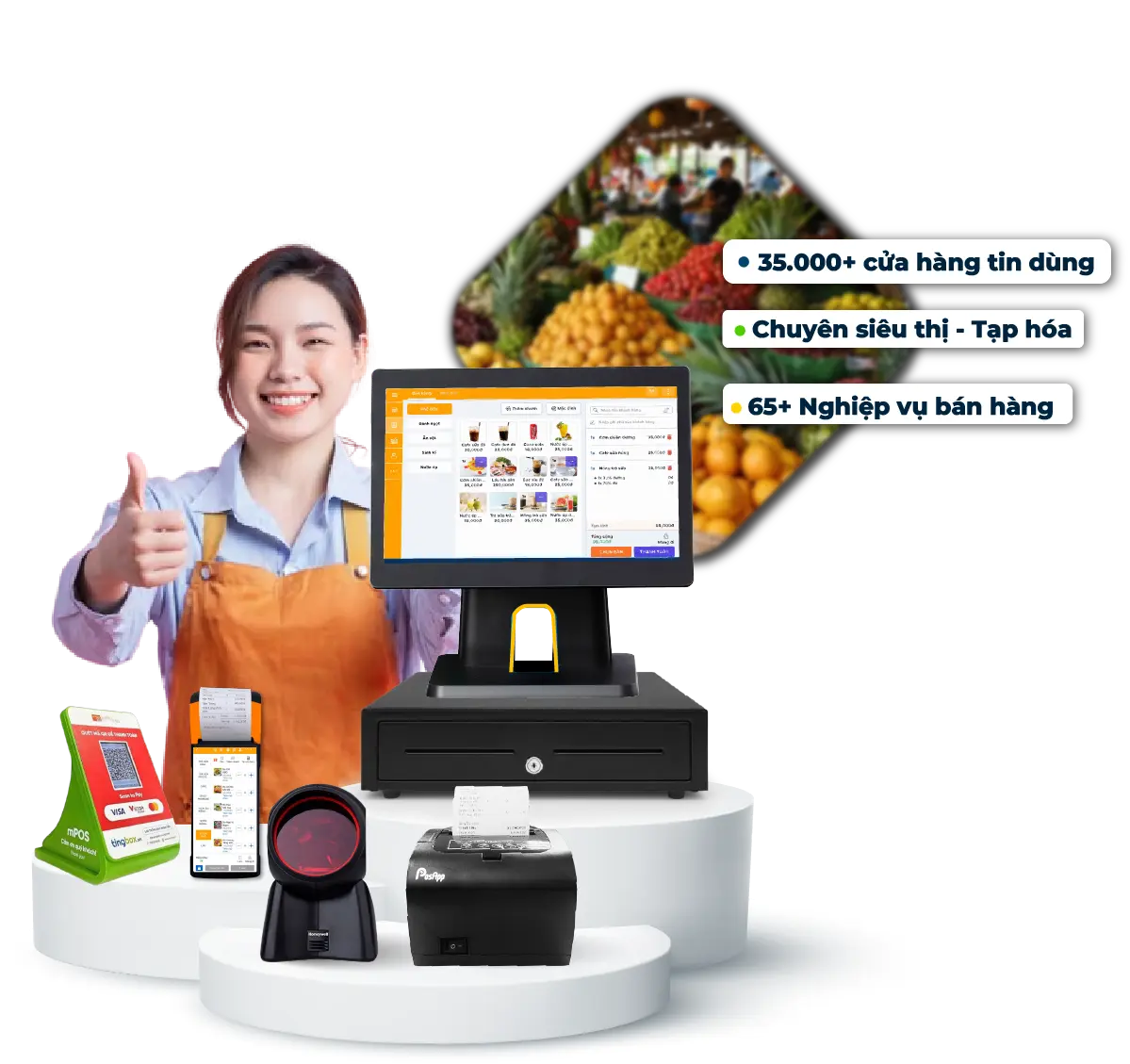hệ thống POS cho siêu thị mini - Hình 1