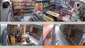 hệ thống camera cửa hàng tạp hóa