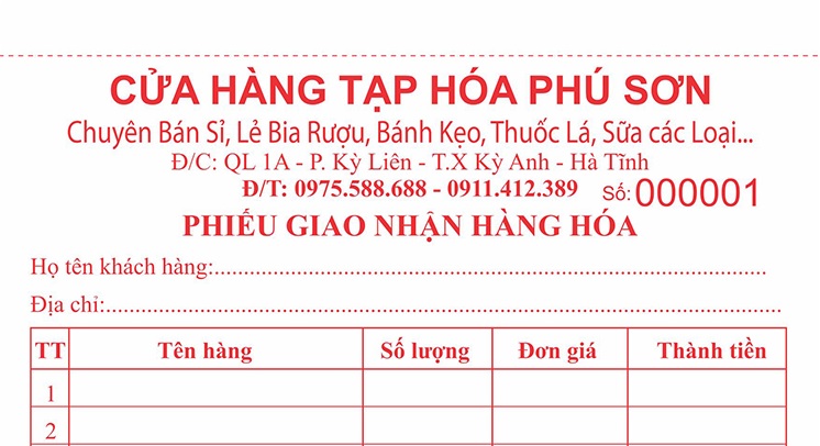 hóa đơn đỏ khi bán hàng tạp hóa - Hình 4