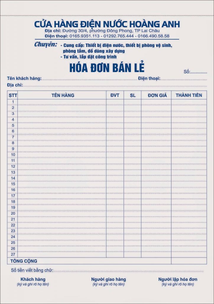 hóa đơn nhập hàng tạp hóa - Hình 4
