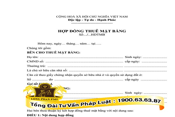 hợp đồng thuê mặt bằng mở shop - Hình 2
