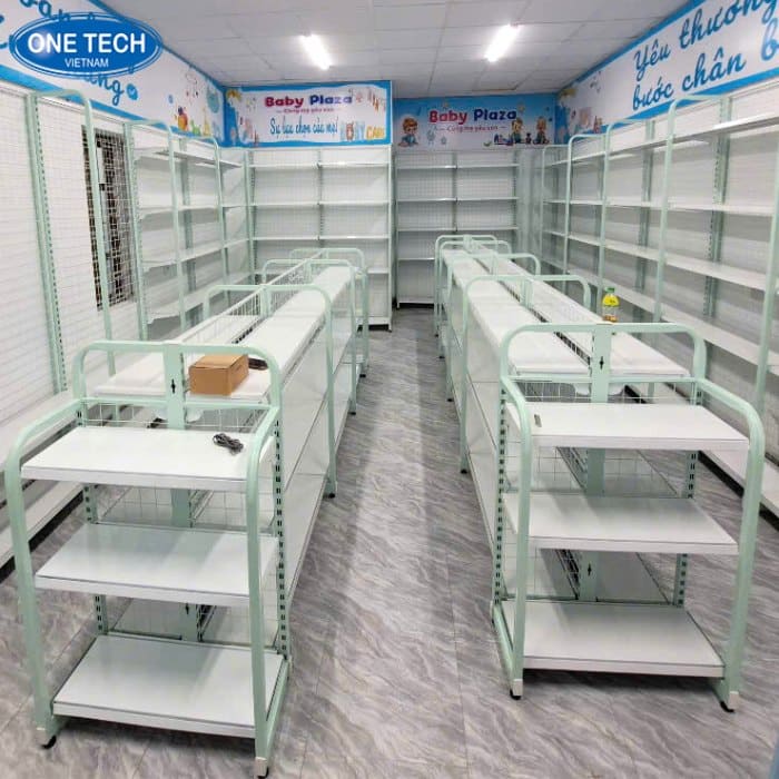 kệ góc cho siêu thị mini - Hình 2