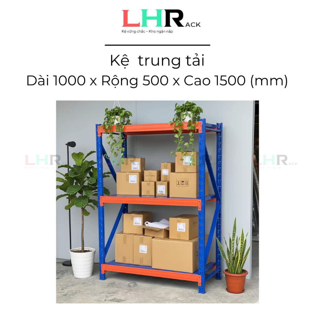 kệ sắt 200kg tầng - Hình 2