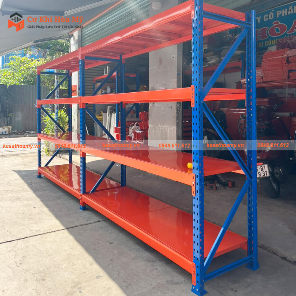 kệ sắt 500kg tầng - Hình 1