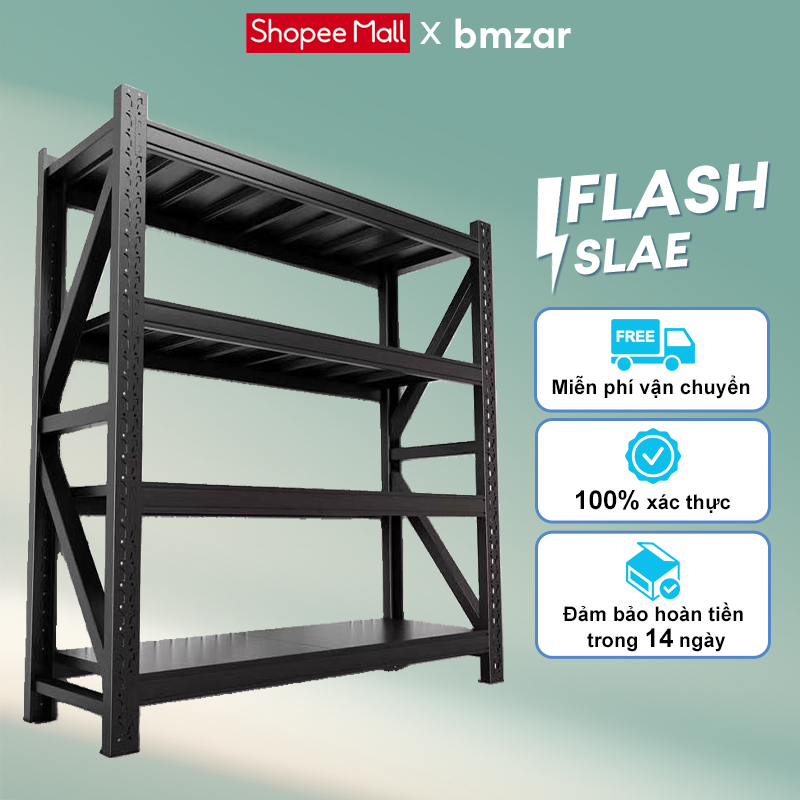 kệ sắt 800kg tầng - Hình 4