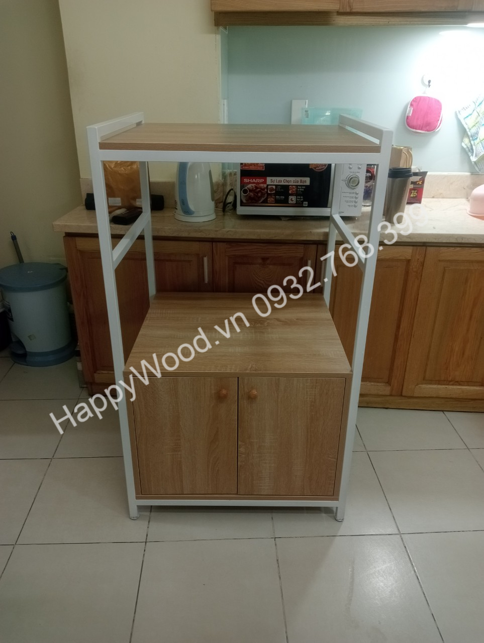 kệ sắt cao 1m2 - Hình 3