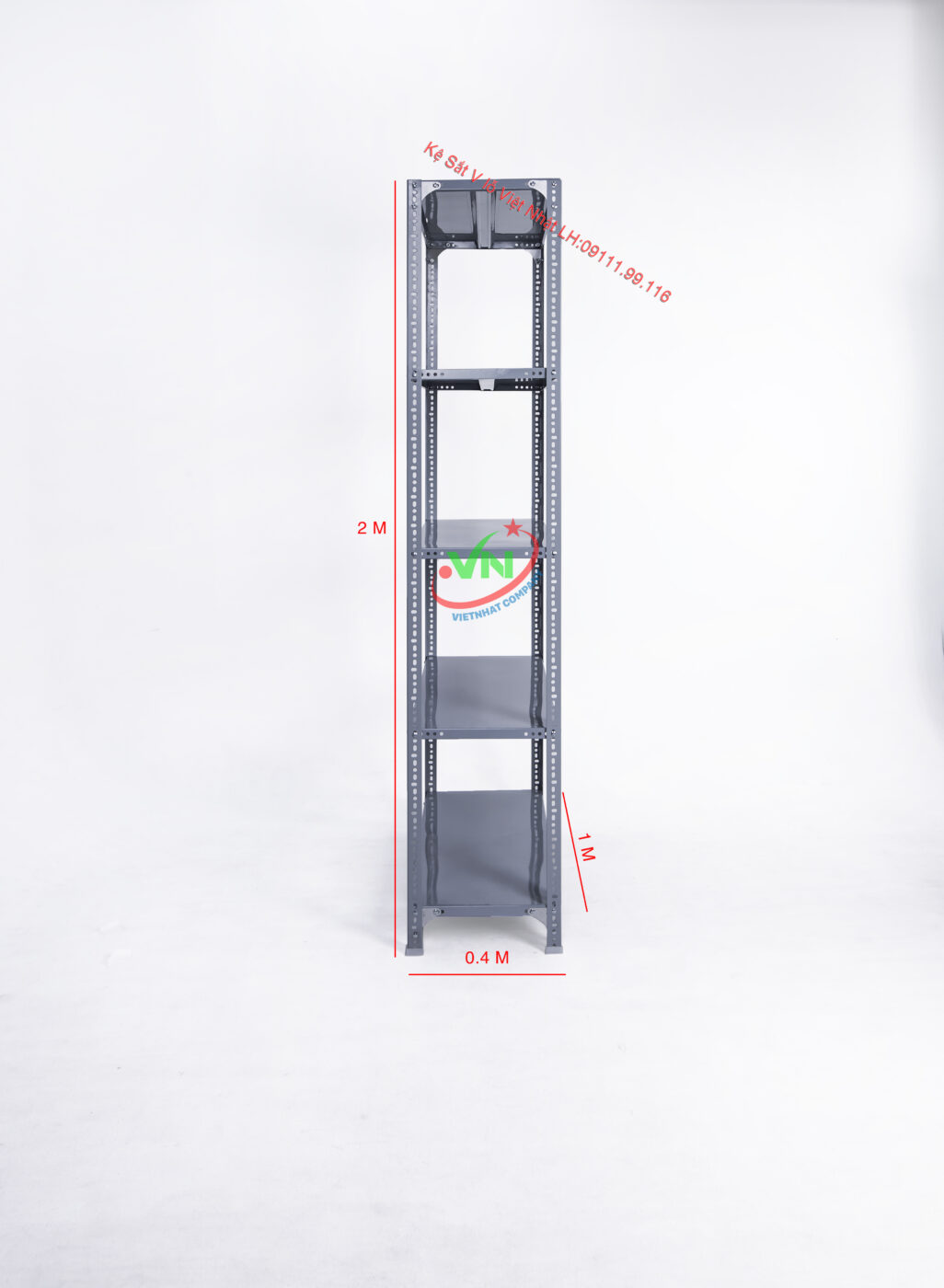 kệ sắt cao 2m5 - Hình 4