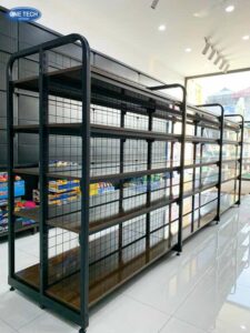kệ sắt cho kho hàng tạp hóa
