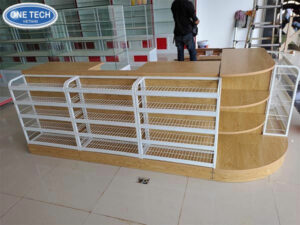 kệ sắt cho quầy thu ngân