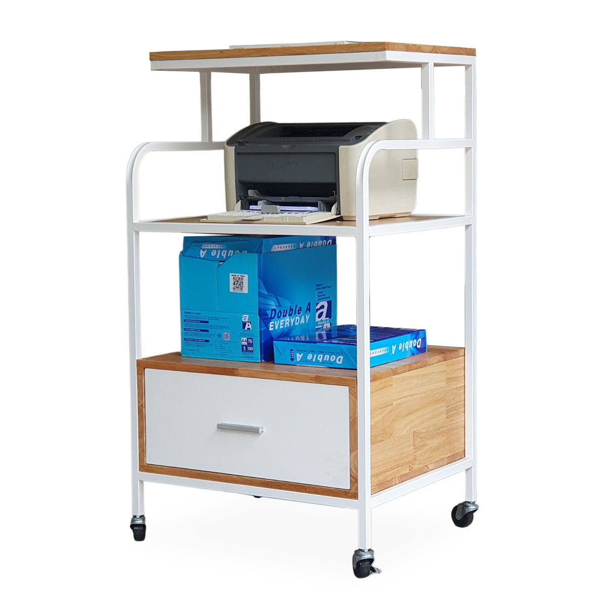 kệ sắt để máy in - Hình 4