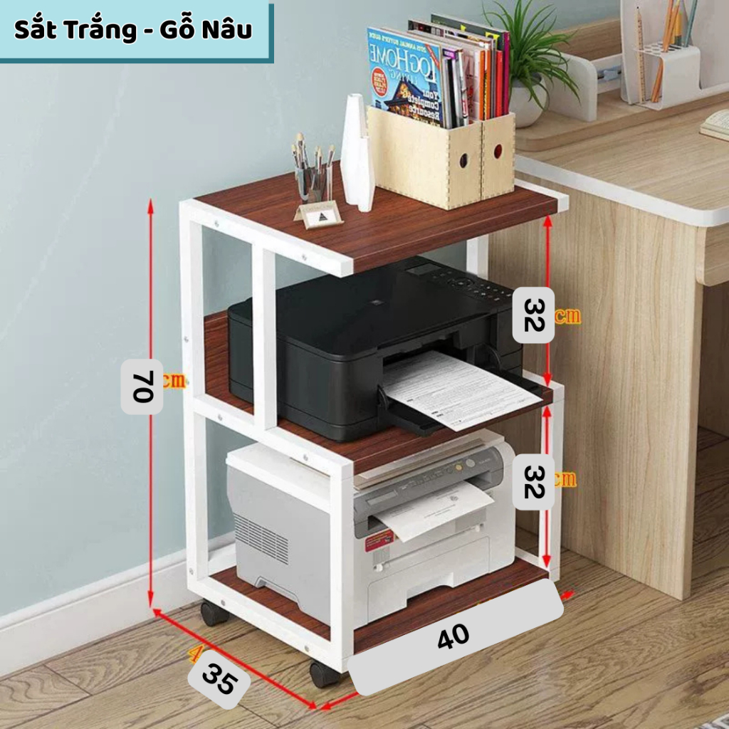 kệ sắt để máy tính - Hình 5