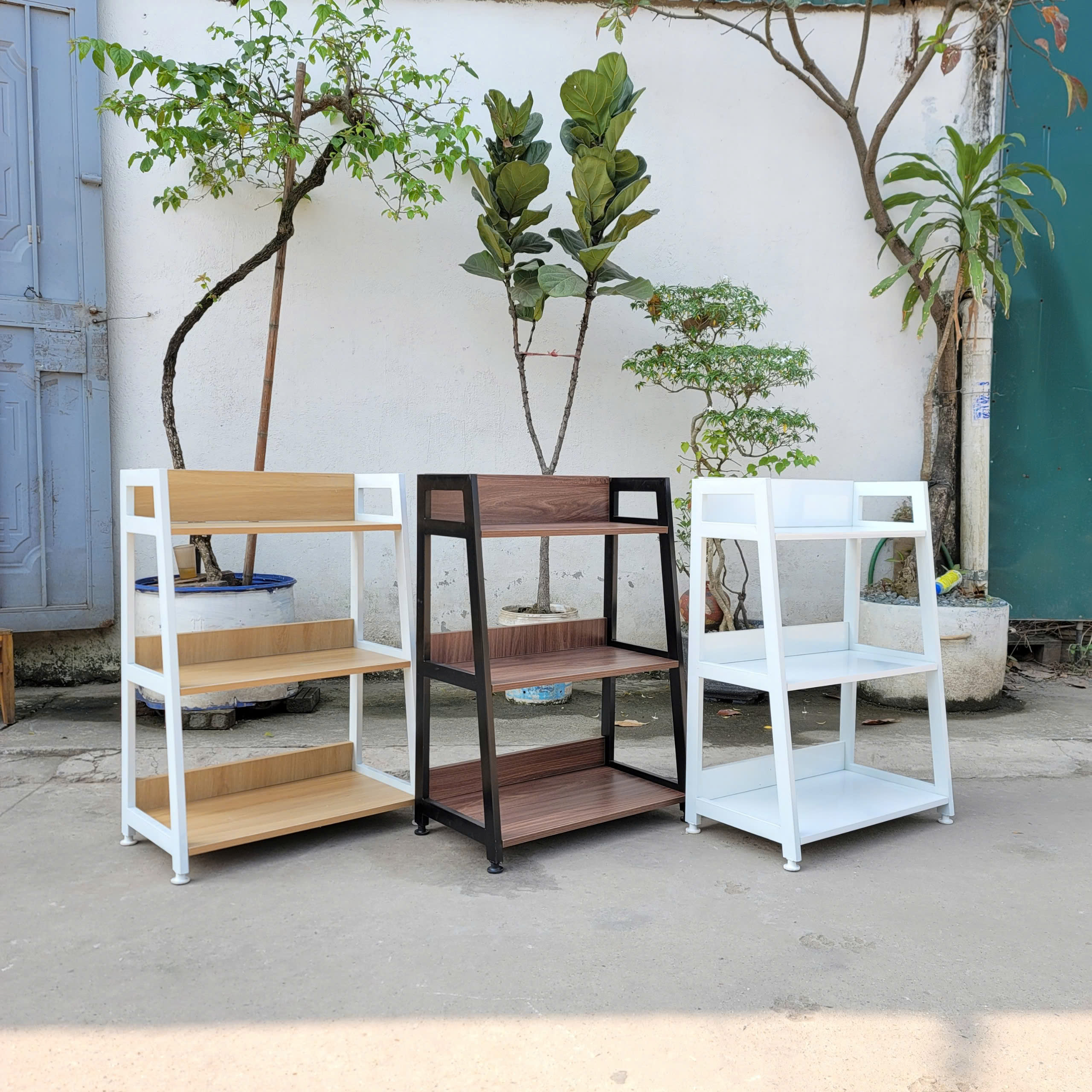 kệ sắt để sách - Hình 1