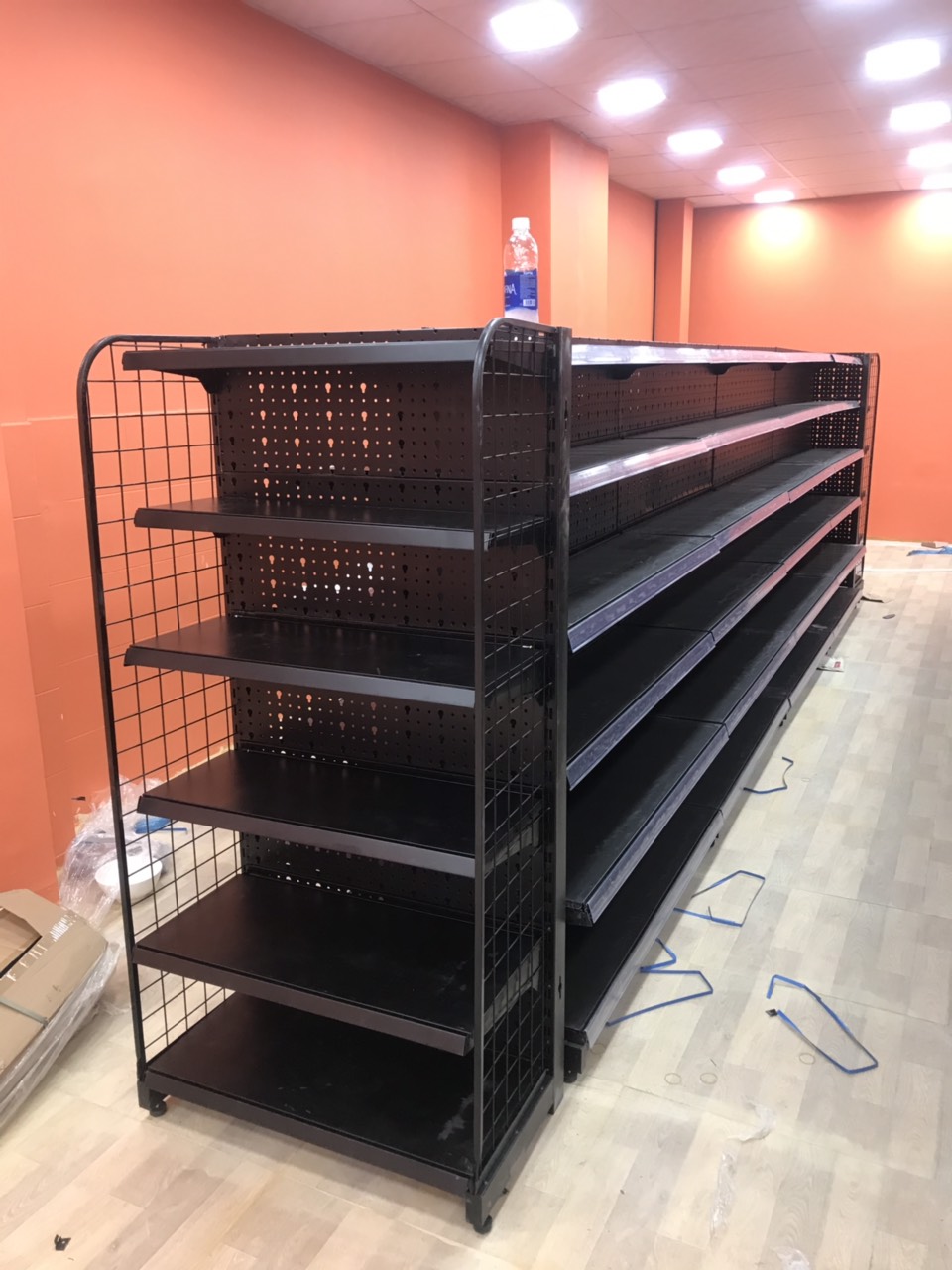 kệ sắt kho hàng cho siêu thị mini - Hình 1