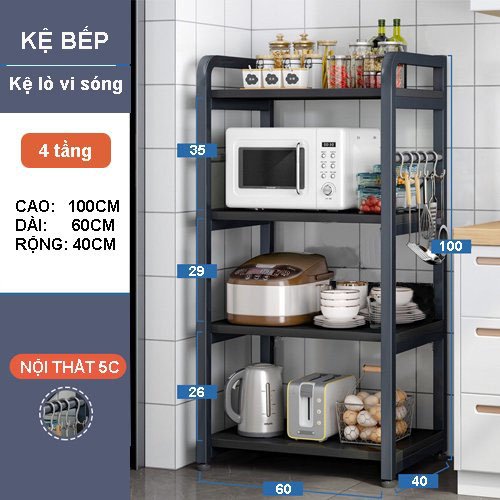 kệ sắt nhà bếp