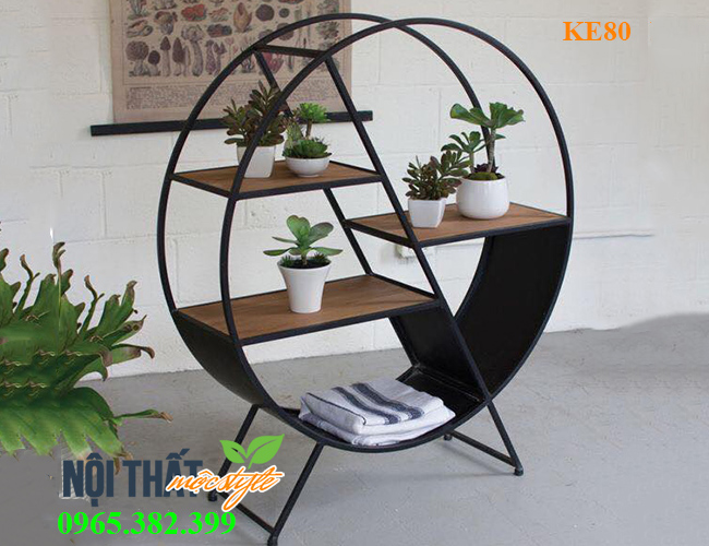 kệ sắt phòng khách - Hình 4