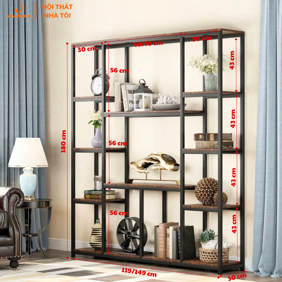 kệ sắt phòng ngủ - Hình 4